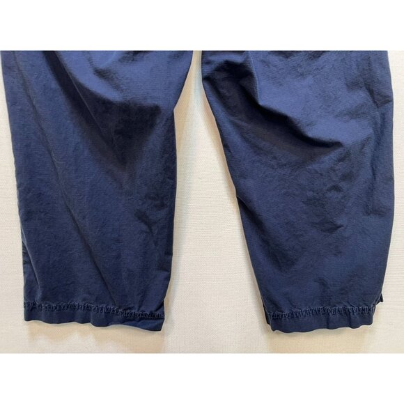 Eddie Bauer Women's Mercer Fit Cropped Pants Zipped Cargo Pocket Size 12 Blue - Picture 10 of 10
